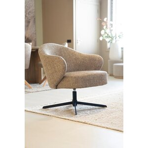 Eleonora Eleonora draaifauteuil Connor bruin